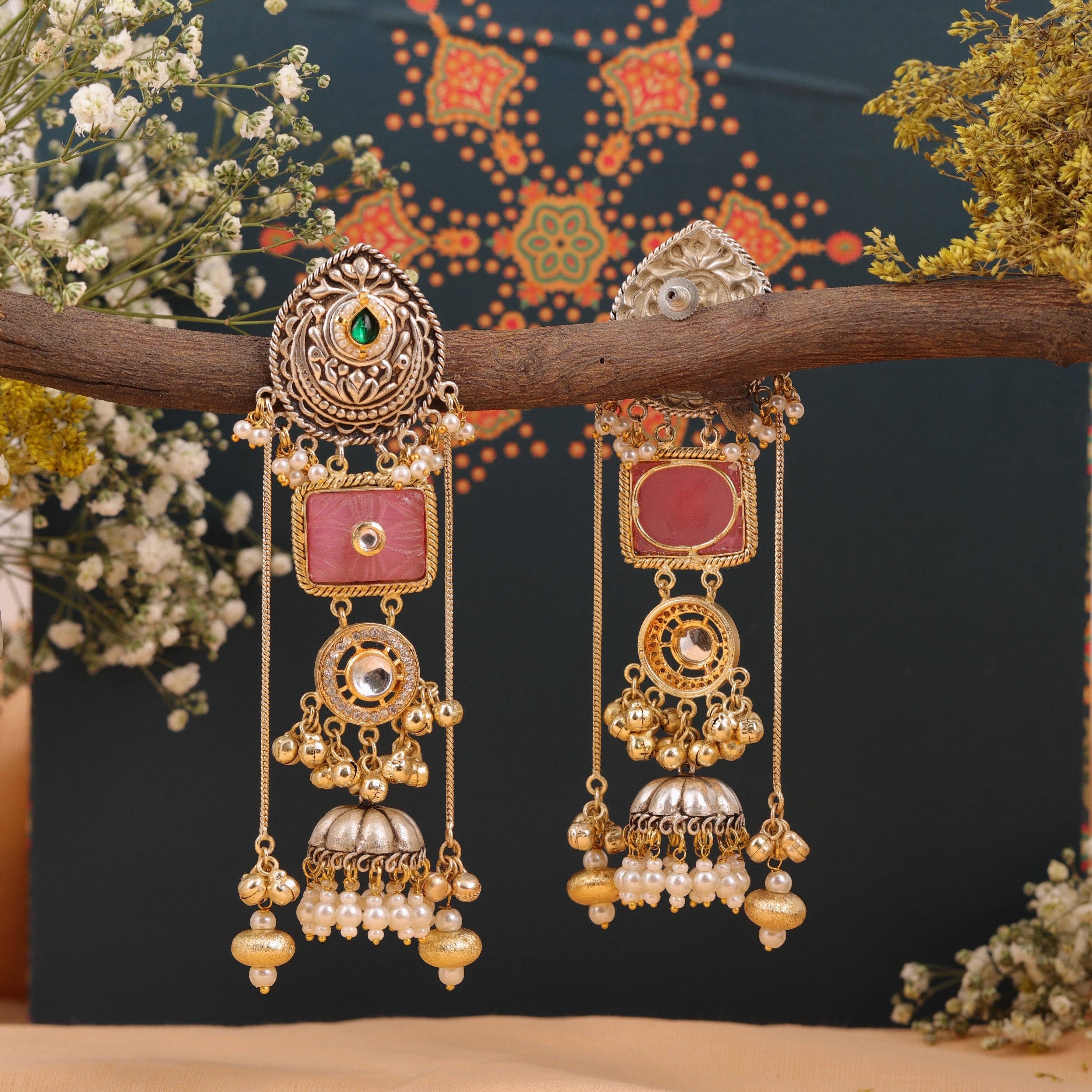 Kamya Dual Tone Earring