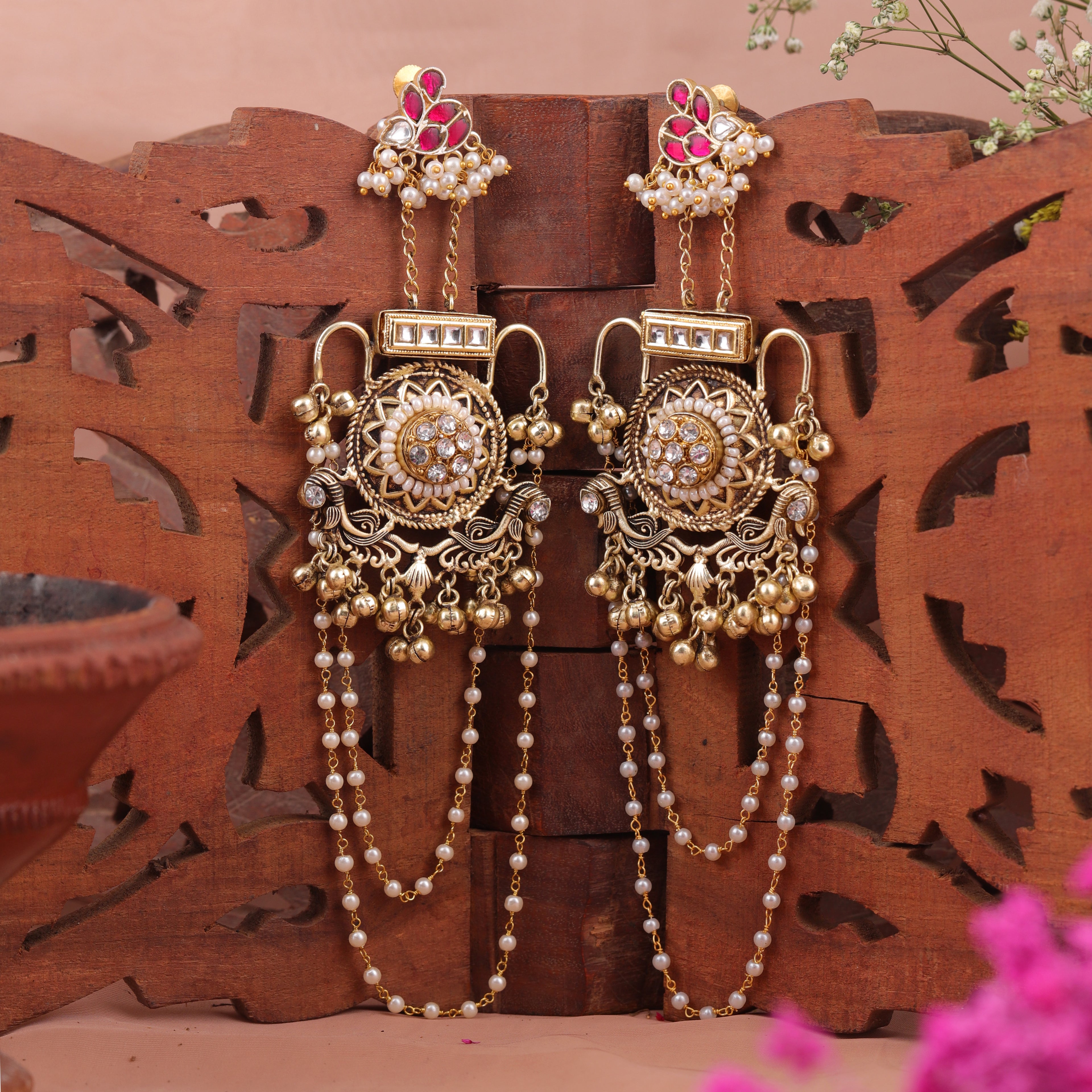Moti Dhara Kashmiri Earring